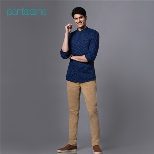 Alto Moda By Pantaloons Mens Formal Wear Trousers  205000004725475Khaki7XL  Amazonin Fashion
