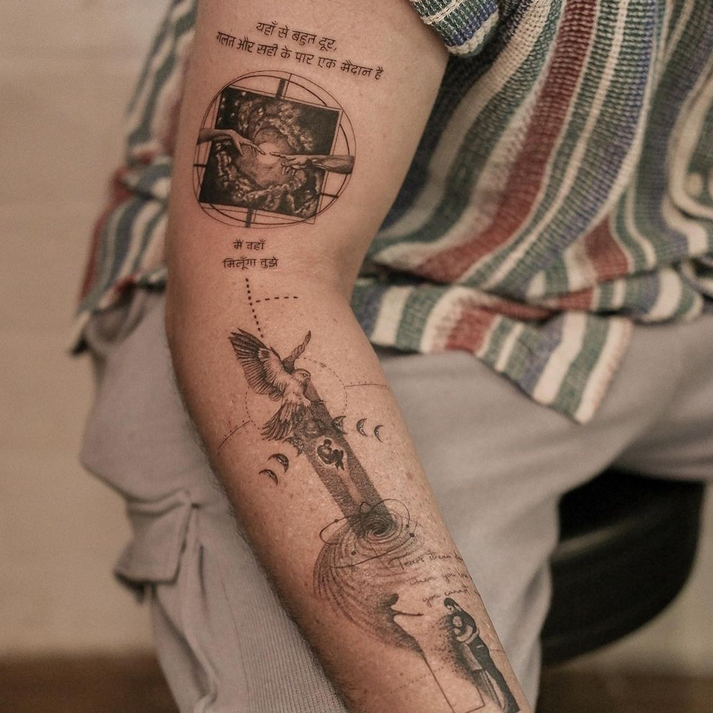 132 Likes, 2 Comments - Inkinn tattoo studio (@inkinntattoostudio) on  Instagram: “Up in the air . . . . LIKE || TAG || … | Tattoo studio, Tattoos,  Watercolor tattoo