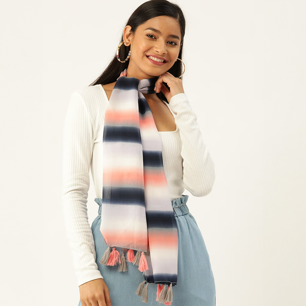 Multi Stripe Scarf