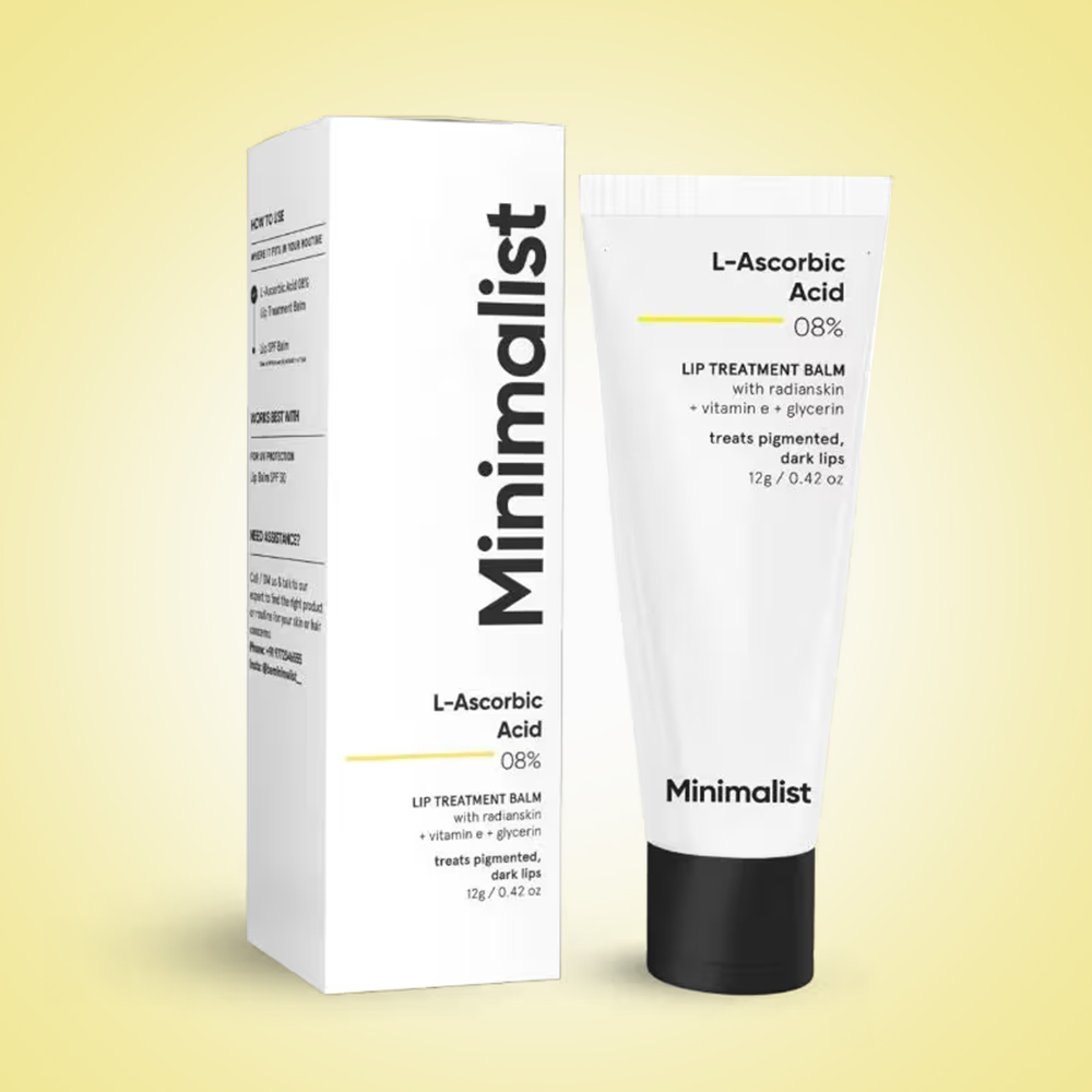 Minimalist 8% L-Ascorbic Acid Lip Treatment Balm