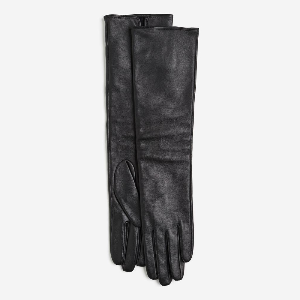 Long Leather Gloves
