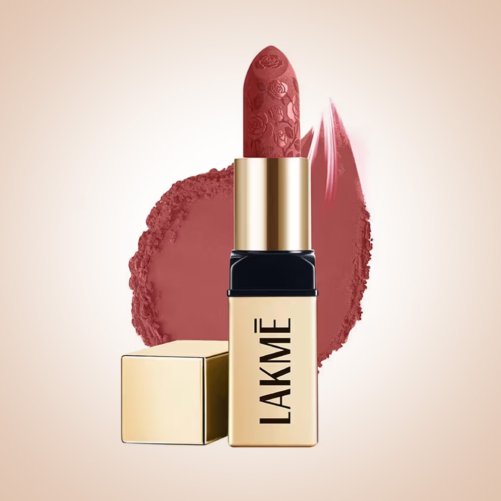 Lakmē Rouge Bloom Powder Matte Lipstick - Nude Nectar 201