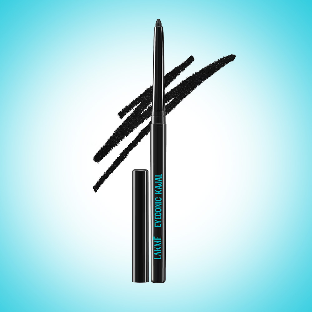 Lakmē 9 To 5 Eyeconic Kajal, Waterproof, Smudgeproof, Lasts 24 Hrs