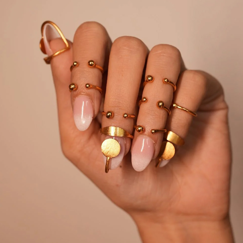 Globe Midi Rings