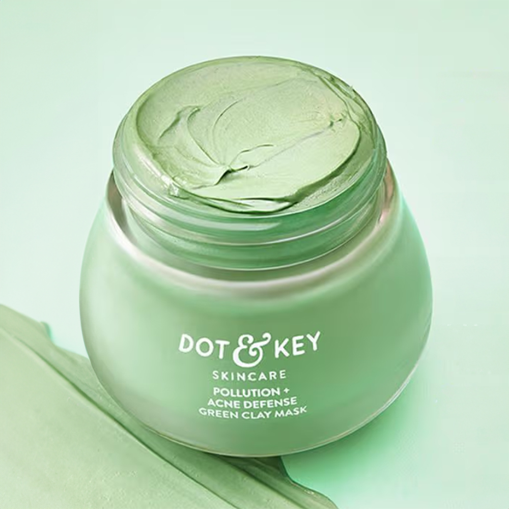 Dot & Key Anti-Acne Salicylic Green Clay Face Mask For Dark Spots Redution & Balances Oil & Sebum