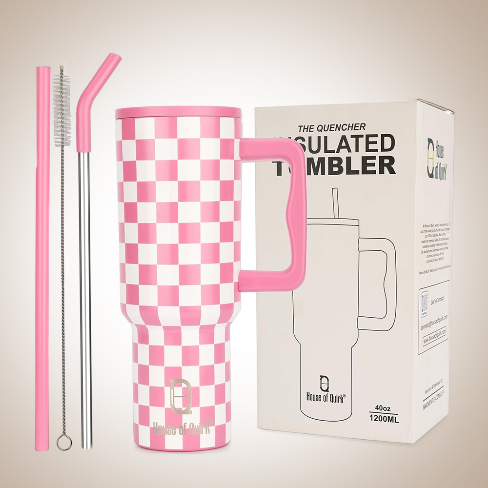 House of Quirk 1200ML Stainless Steel Tumbler