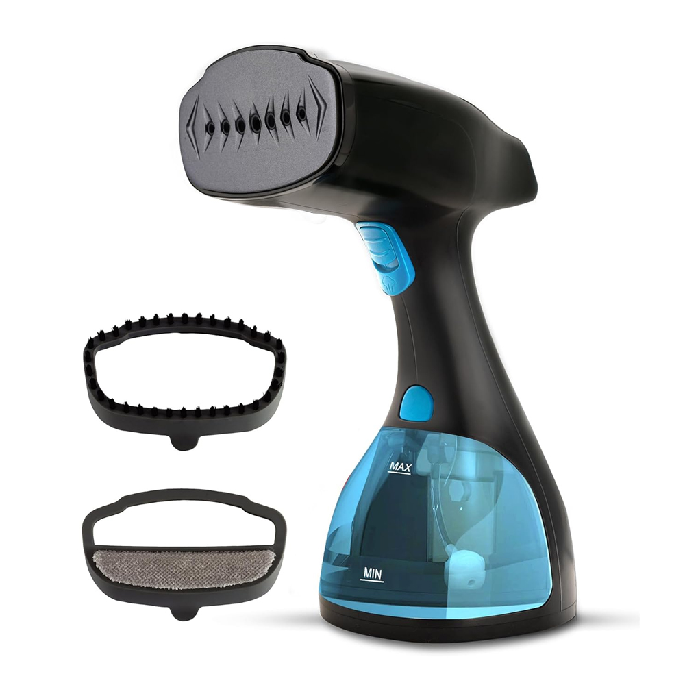 Agaro Signify Handheld Garment Steamer, Wrinkle Remover, Iron, Fast Heat, Ceramic Steam Nozzle, 1500W, 260 ML Water Tank, Detachable Fabric Brush