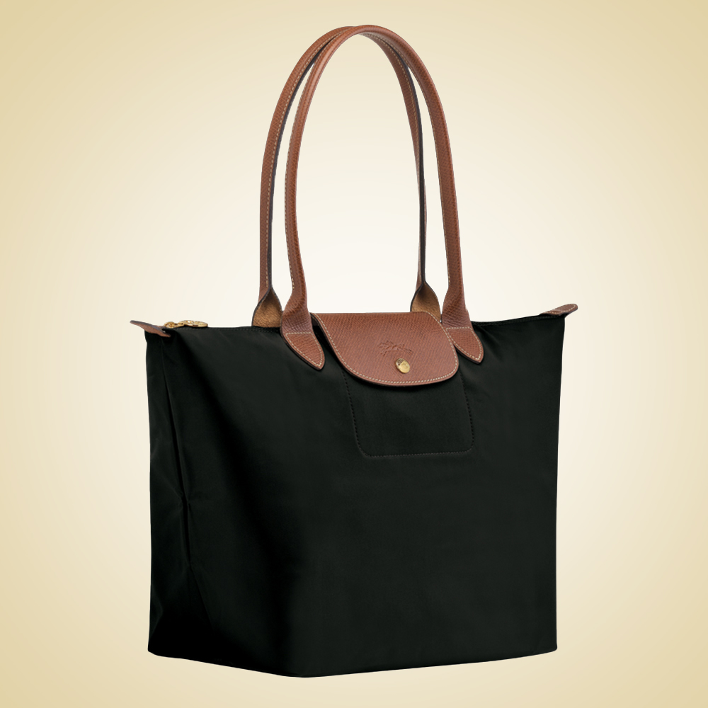 Le Pliage Original L Tote bag Black - Recycled canvas | Longchamp IN