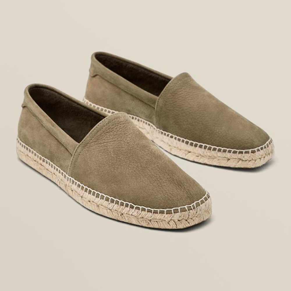 Massimo Dutti Nubuck espadrilles