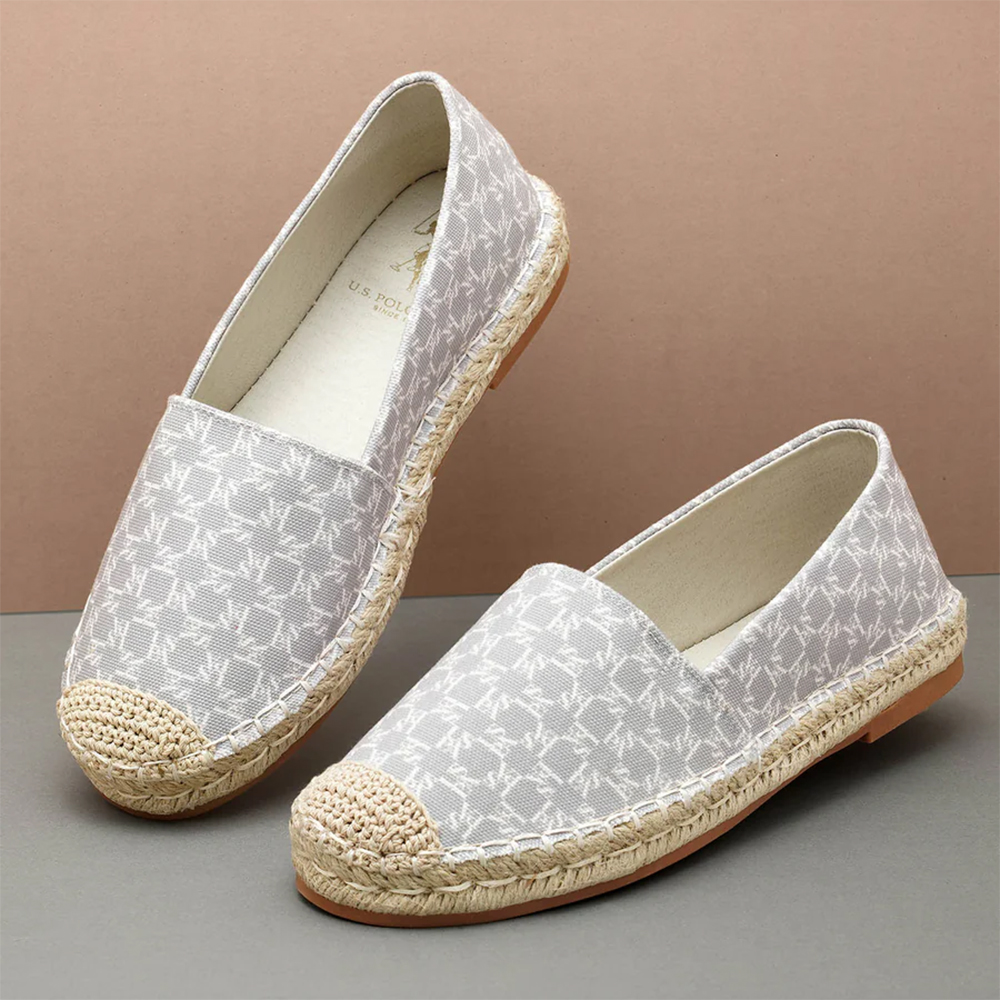 U.S. Polo Assn. Women Round Toe Brand Print Rosa Sandals