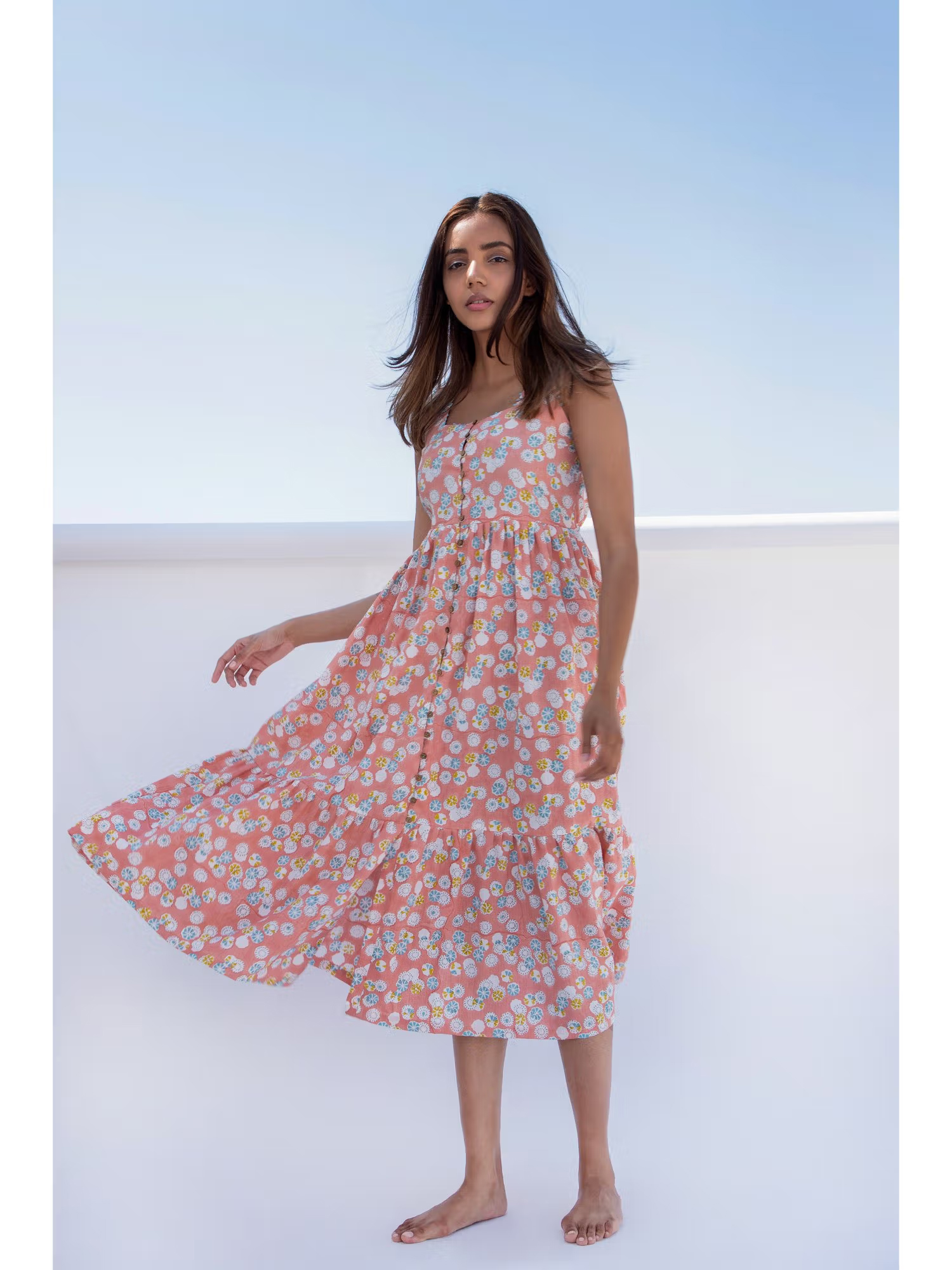 The Yellow Bow Summer Button Down Dress