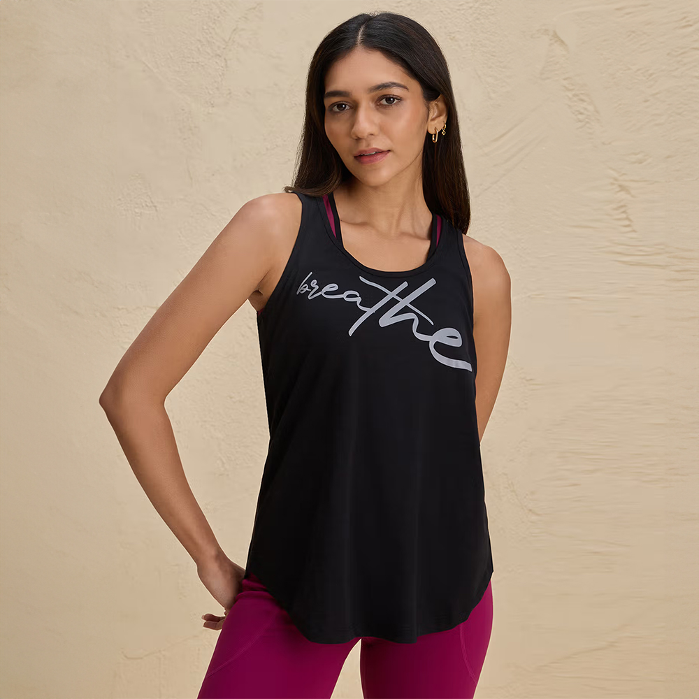 Cotton Slub Longline Tank Top