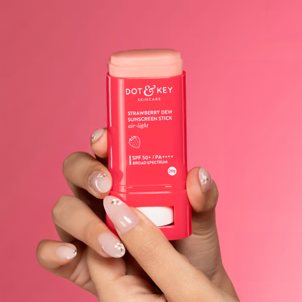 Dot & Key Strawberry On-The-Go SPF 50 Sunscreen Stick PA+++ For UVA/B Blocks