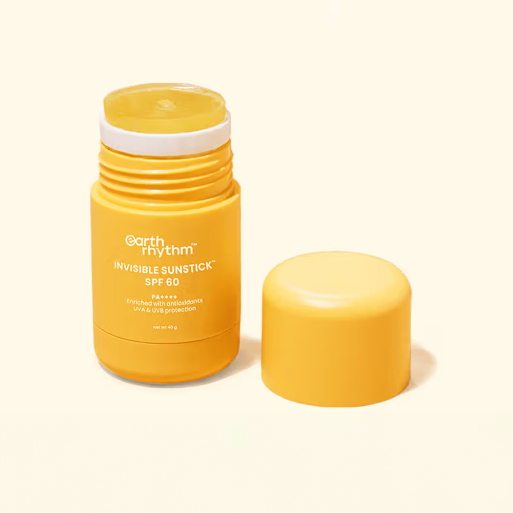 Earth Rhythm Sunstick SPF 60 Invisible Sunscreen, PA+++, UVA+UVB Protection