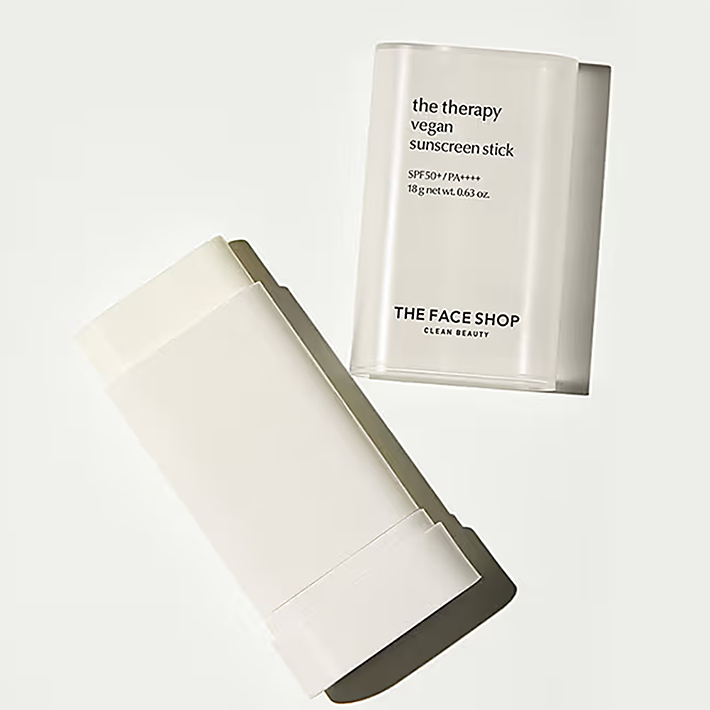 The Face Shop Vegan Sunscreen Stick SPF 50+ PA++++ : Korean Sun Care with Waterproof Formula
