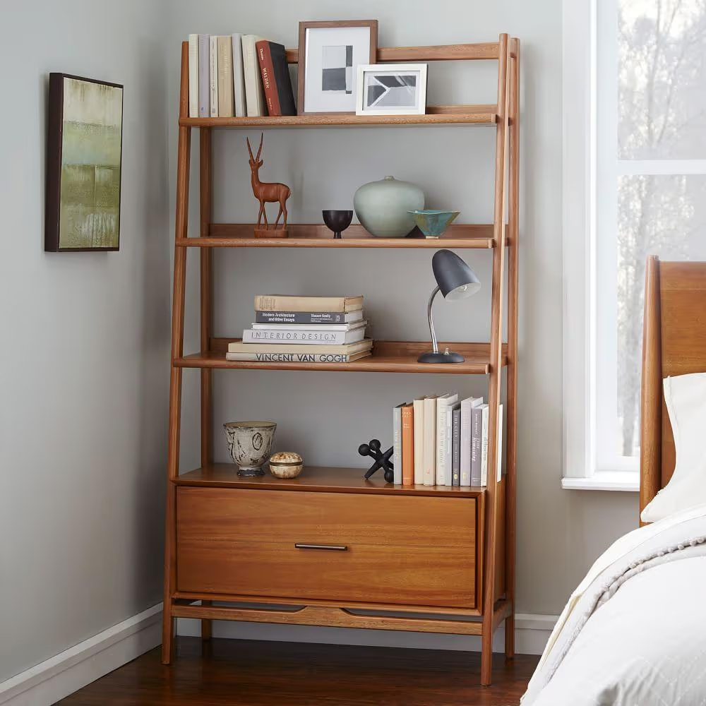 West Elm Mid-Century 38" Bookshelf - Acorn