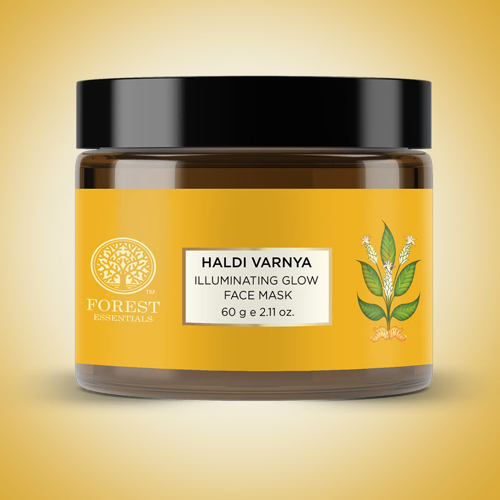 Forest Essentials Haldi Varnya Illuminating Glow Face Mask- Hydrating Face Pack