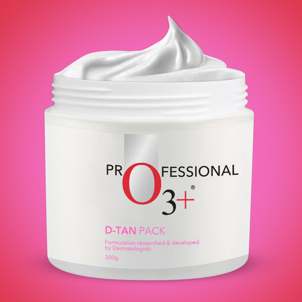O3+ D -TAN Face Pack for Tan Removal & Glowing Skin