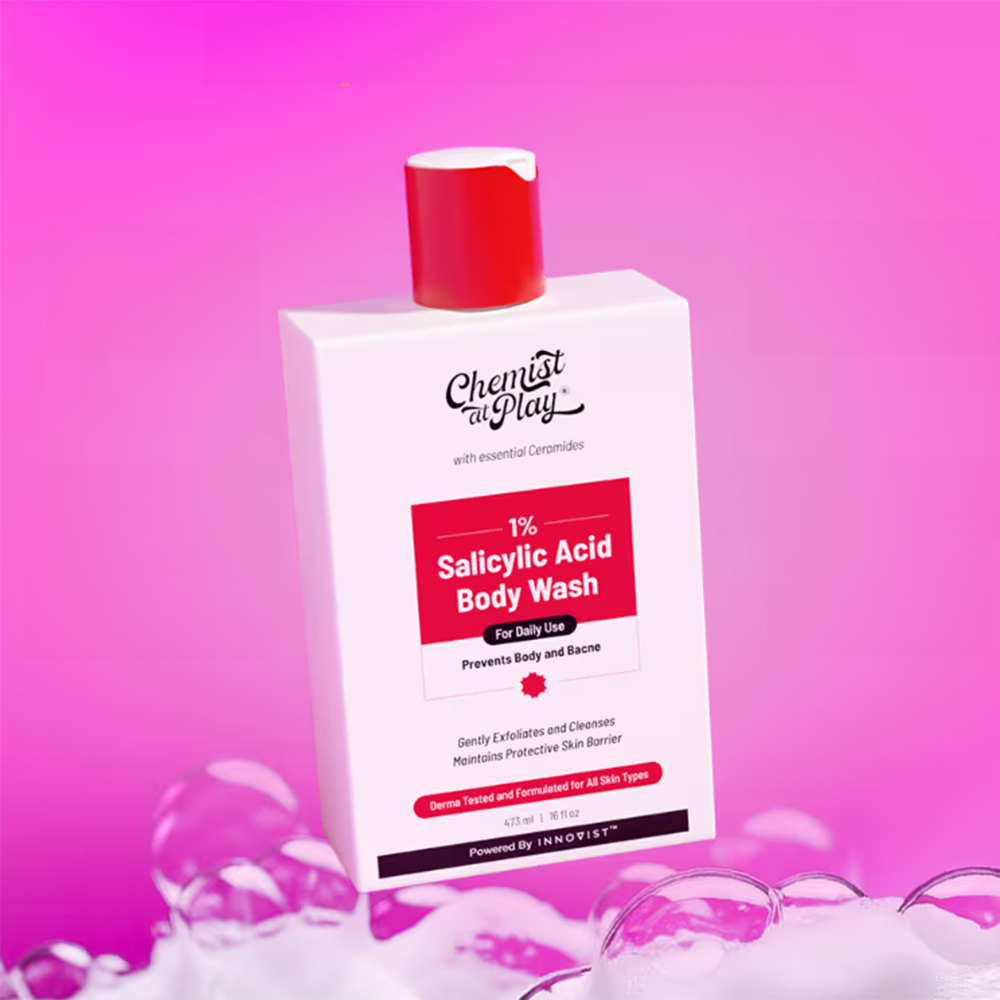 Chemist At Play 1% Salicylic Acid Acne Body Wash Shower Gel