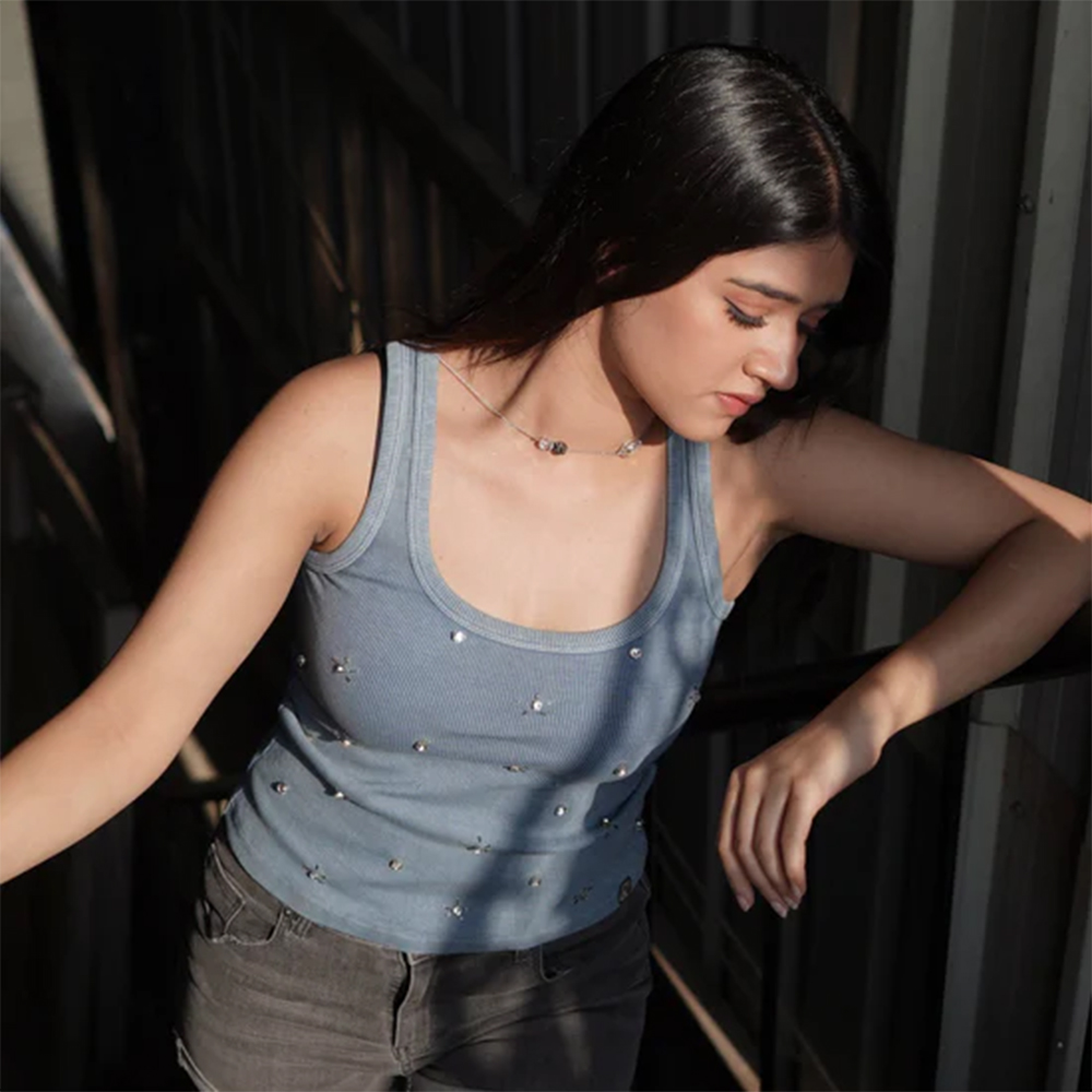 040 Tank Top in Noir
