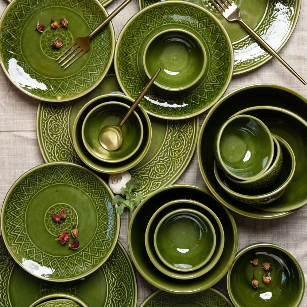 Amalfiee Ceramics Handmade Paris Exclusive Dinner Set of 10 Pcs