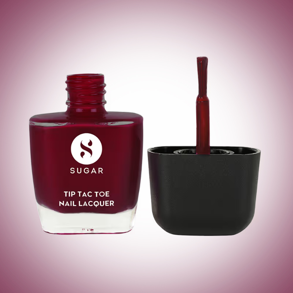 SUGAR Tip Tac Toe Nail Lacquer Classic - 30 Maroon Meadow
