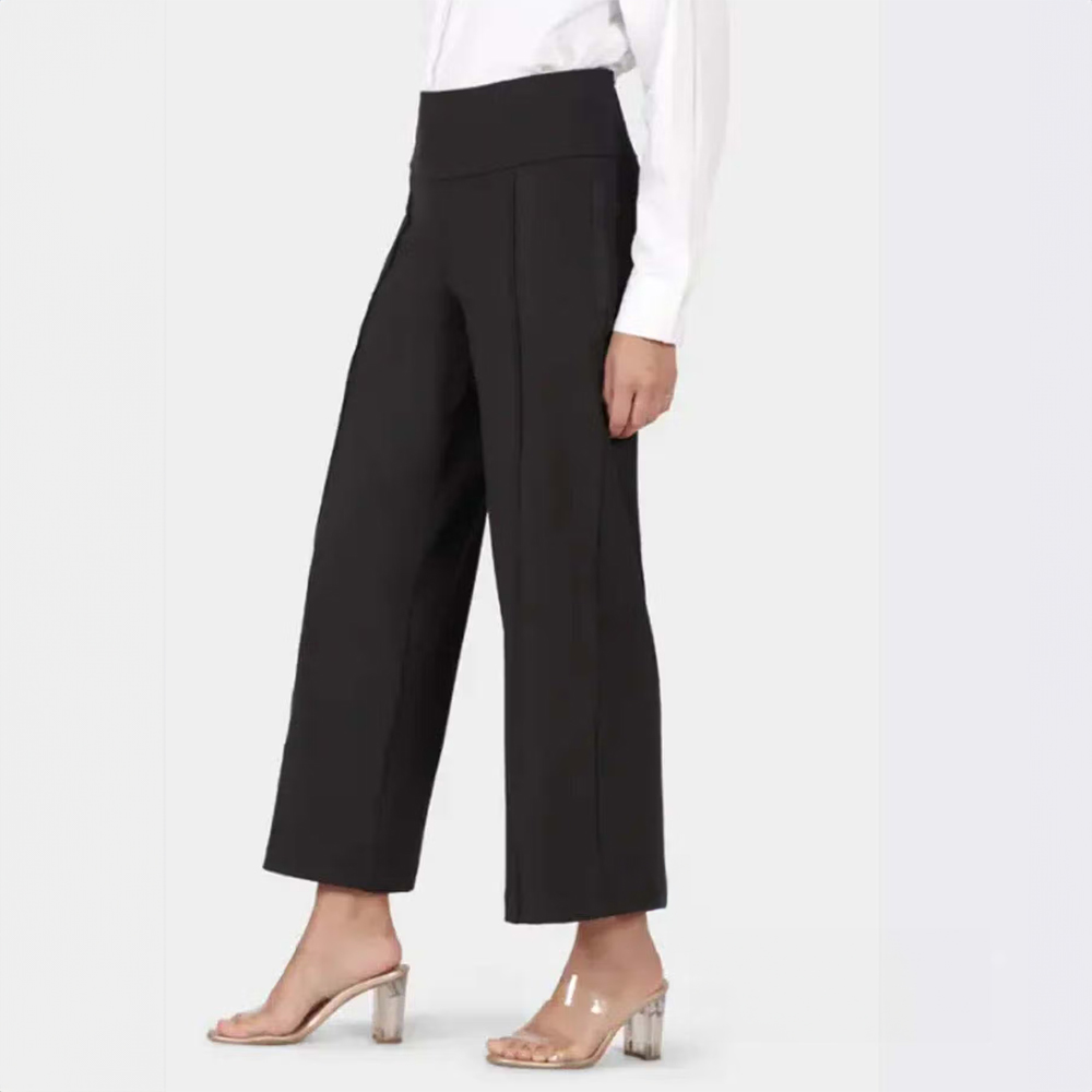 Blissclub Women Black Ultimate Wide Legged Pant
