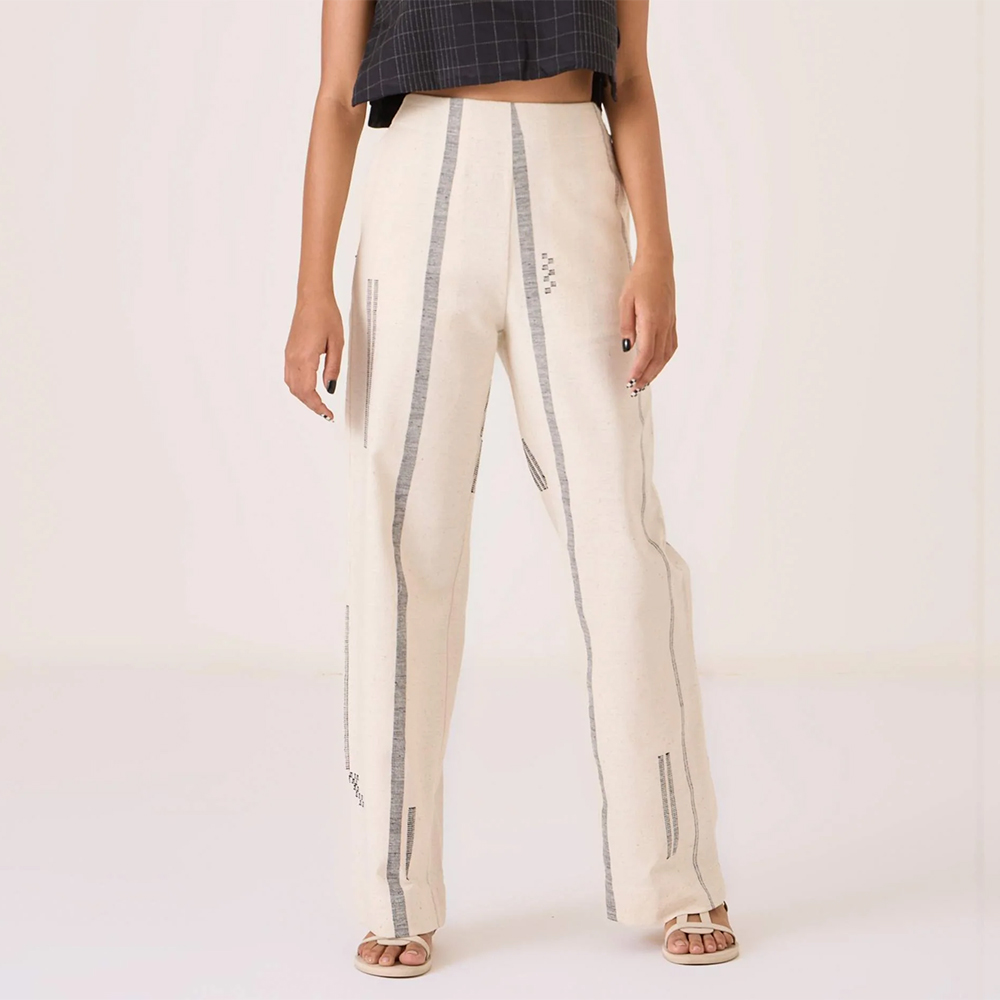 Yacine Handwoven Cotton Pants