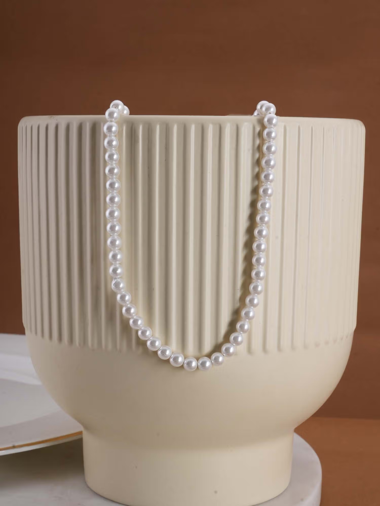 Palmonas Timeless Pearl Grace Necklace For Women's