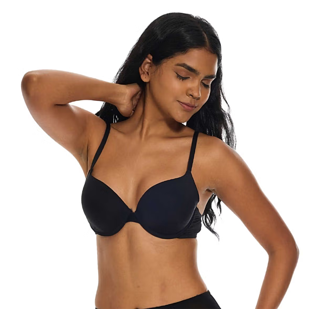 ButtChique Lace-Back Hipster Panty Brief Black