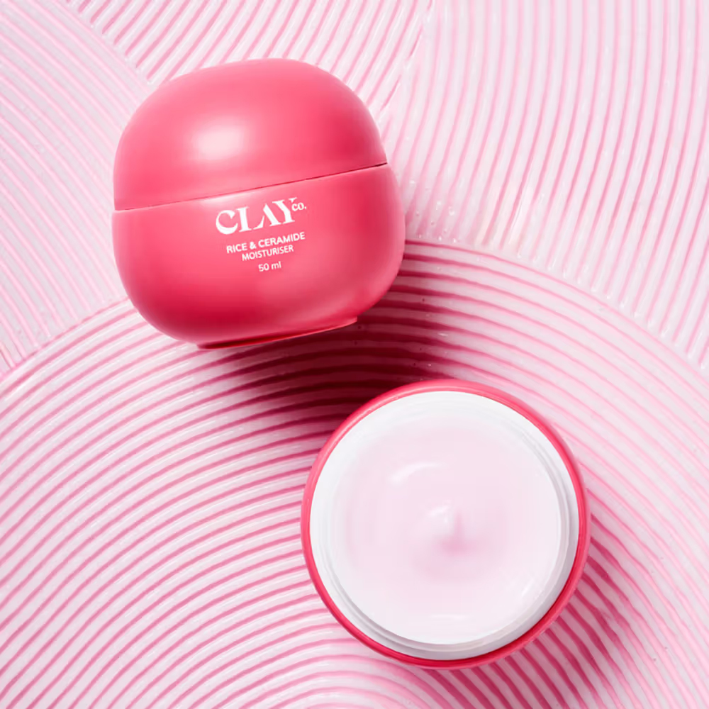 ClayCo Rice & Ceramide Moisturiser With Exosomes, Vitamin B12 & CICA For Barrier Repair & Glow