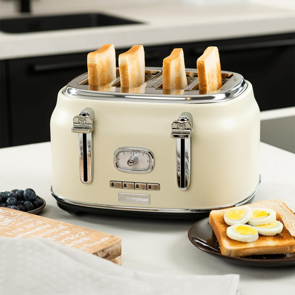 Westinghouse 4 Slice 1750W Retro Toaster