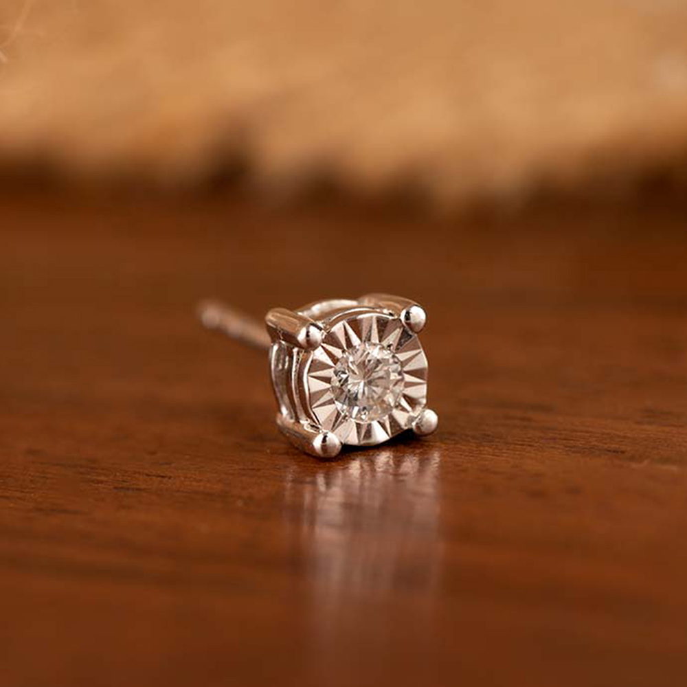 Mark Diamond Ear Stud for Men