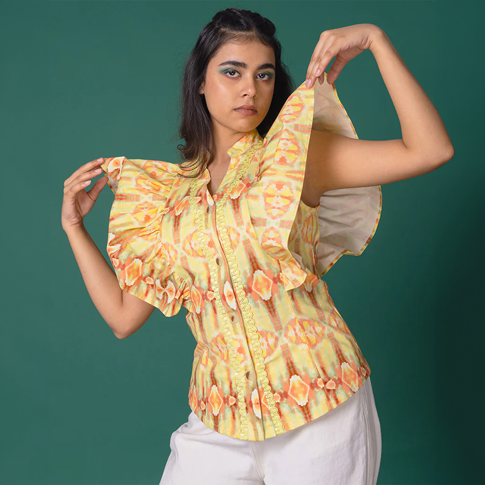 Floret Ruffled Shirt