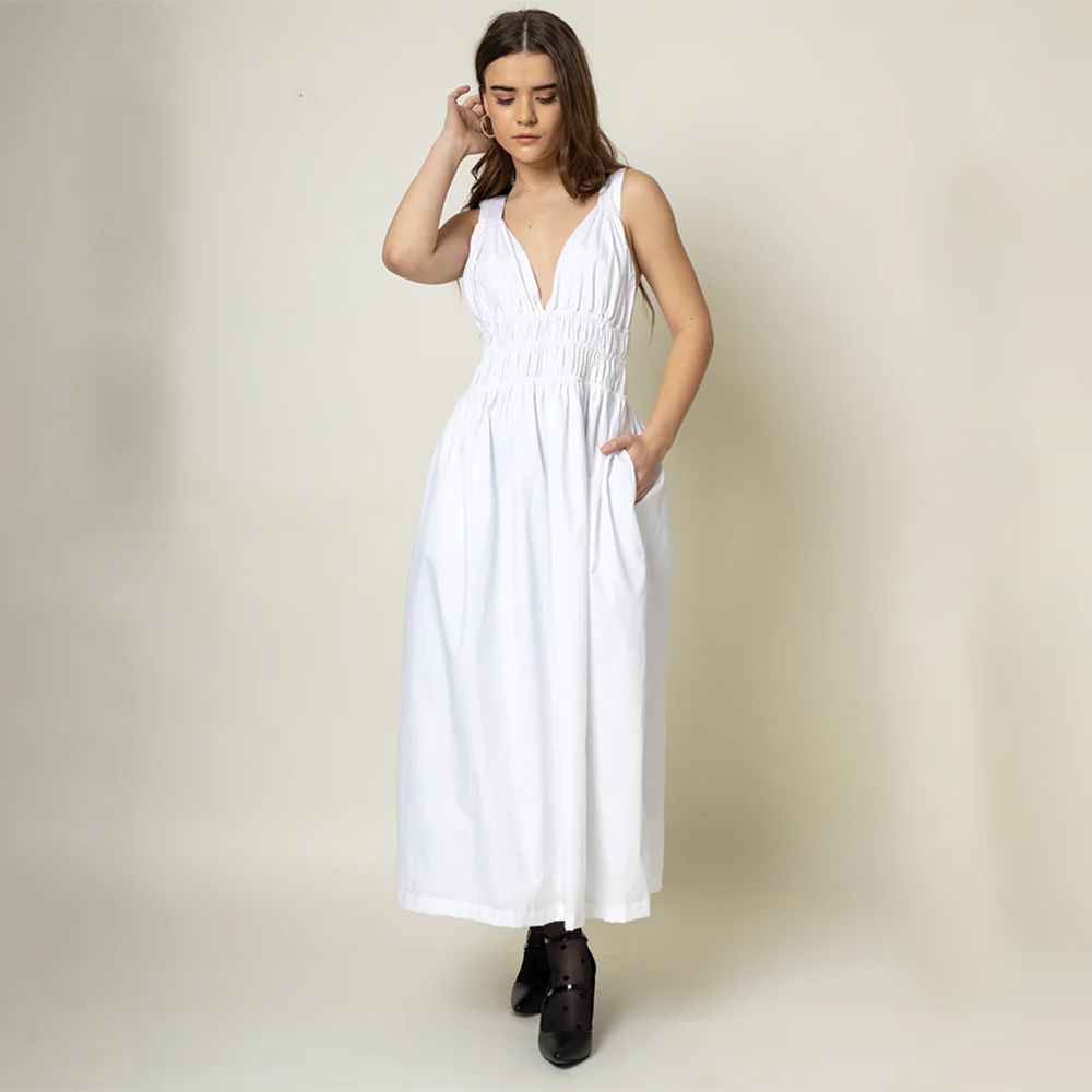 August White Dress