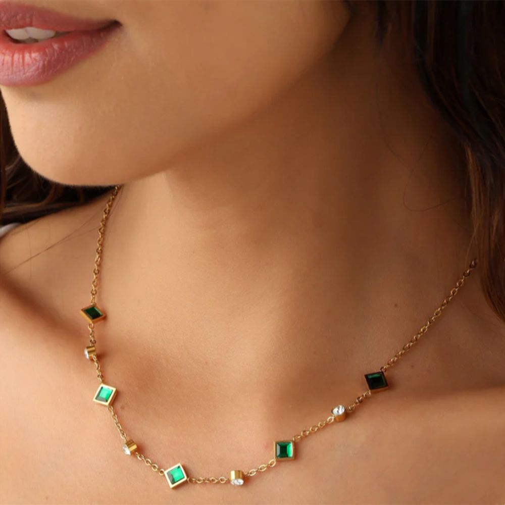 Harmony Emerald Necklace