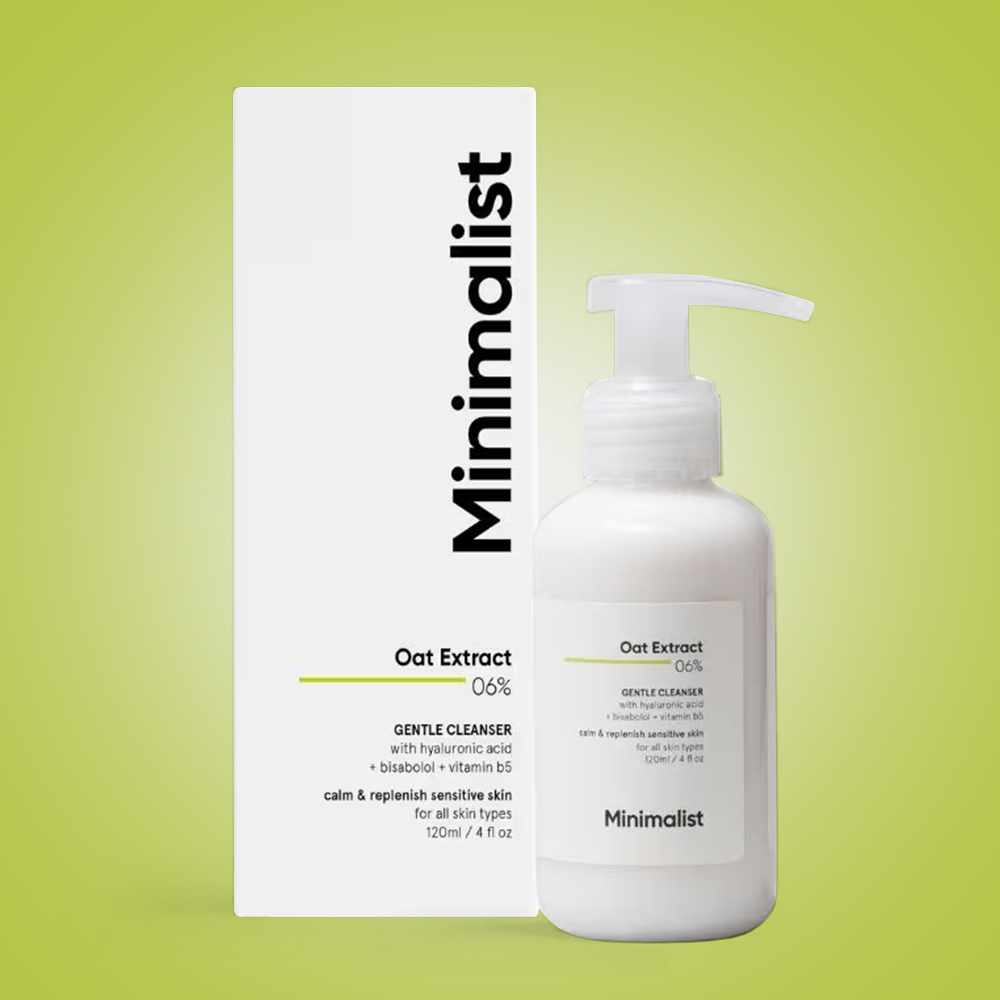 Minimalist 6% Oat Extract Gentle Cleanser With Hyaluronic Acid