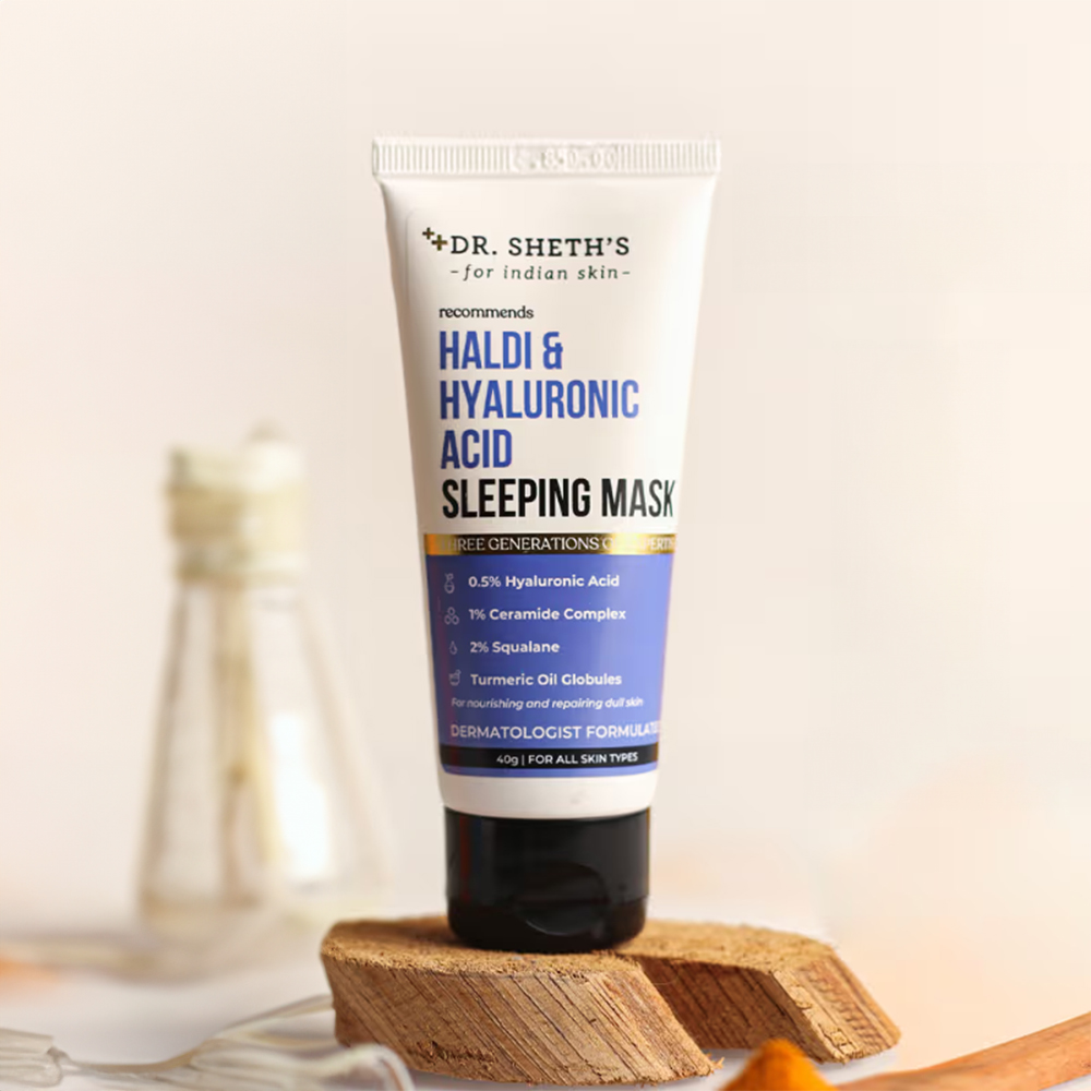 Dr. Sheth's Haldi & Hyaluronic Acid Sleeping Mask