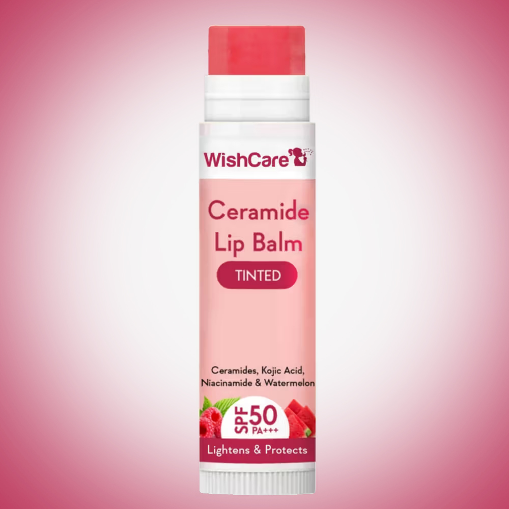 Wishcare Tinted Ceramide Lip Balm with SPF50 PA+++