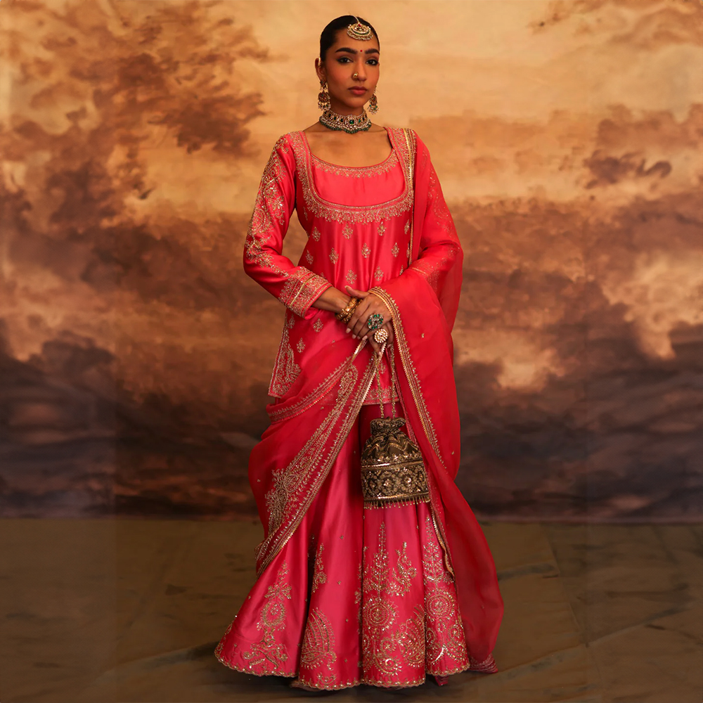 Jigar Mali Azra Sharara Set