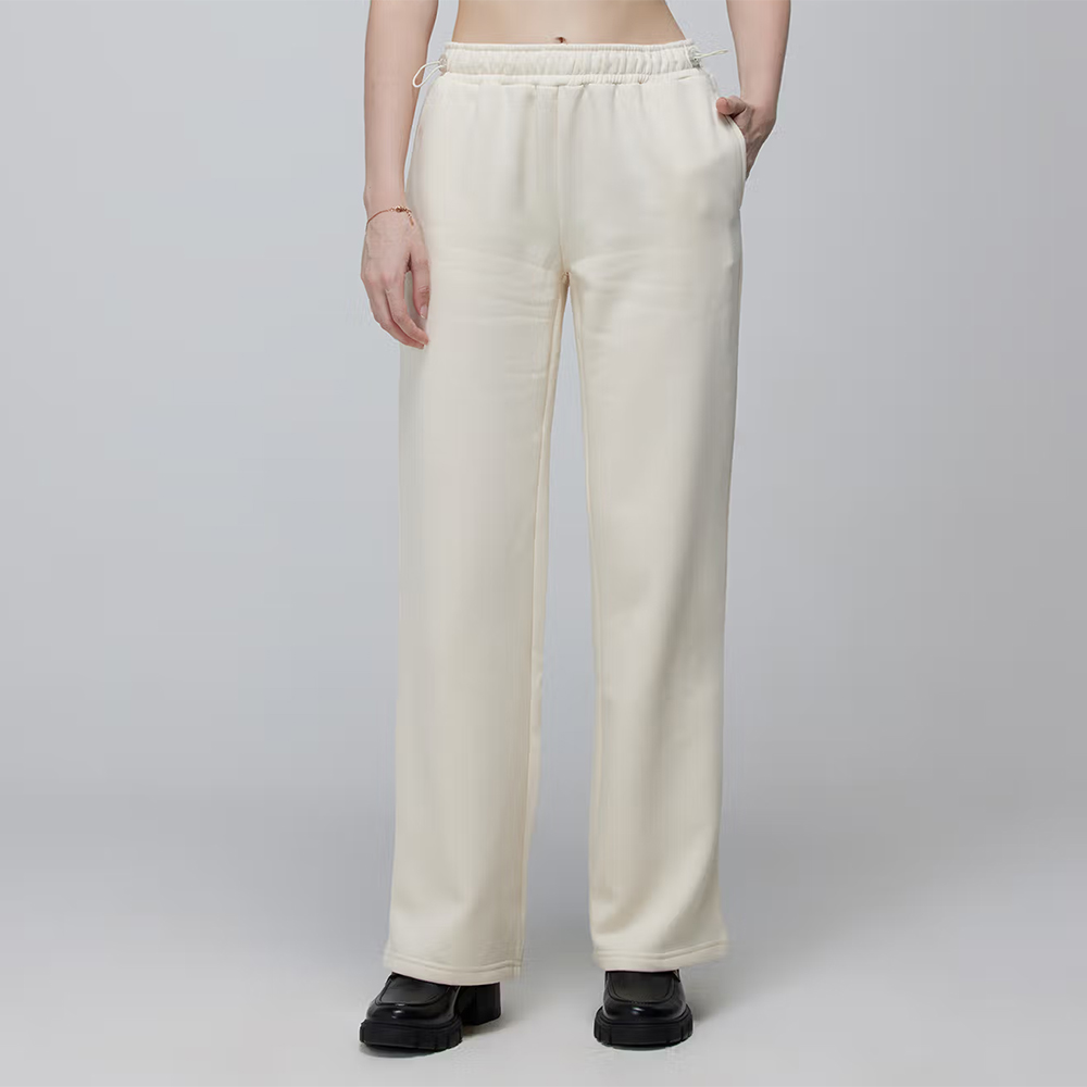 Ivory Relaxed Wide Leg Pants
