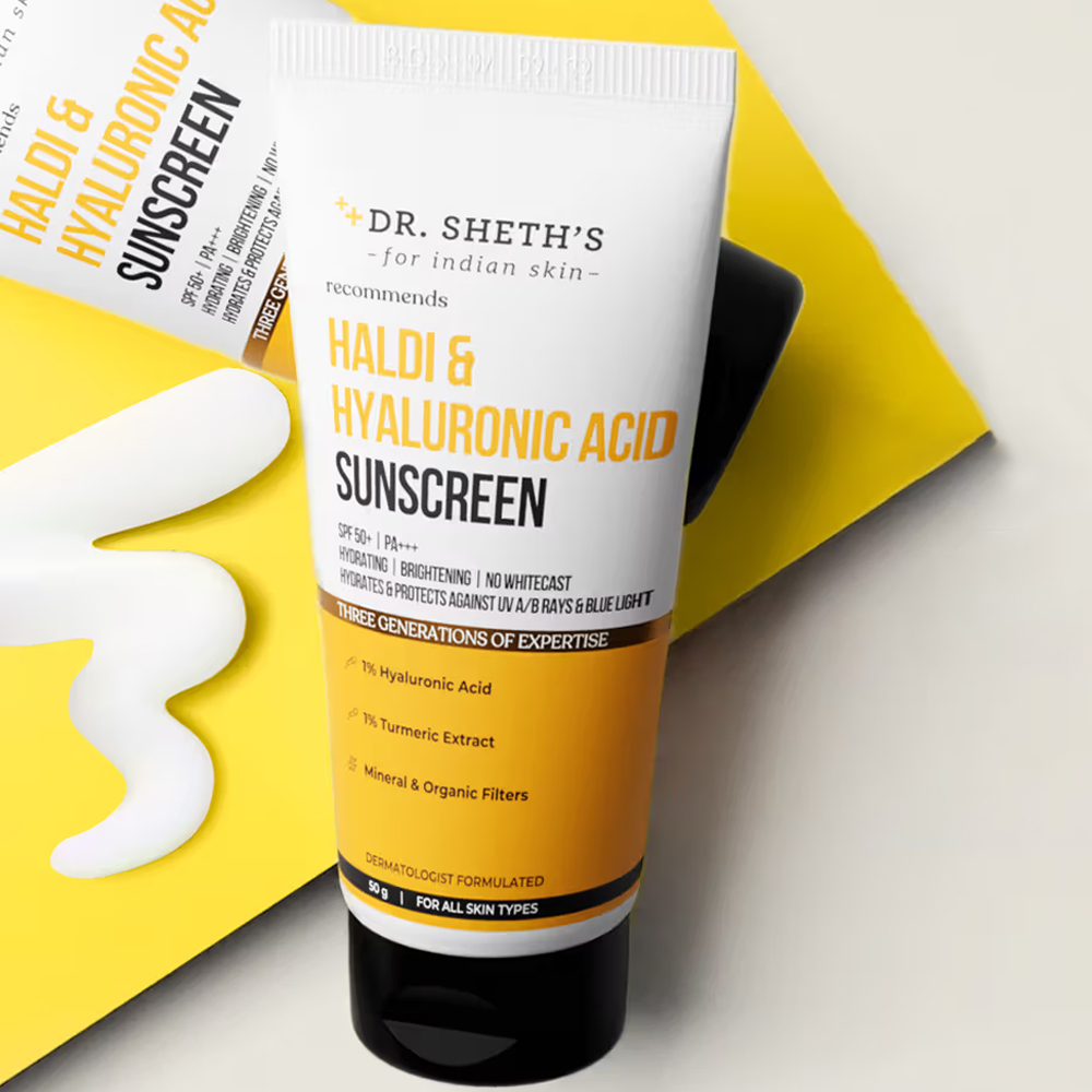 Dr. Sheth'S Haldi & Hyaluronic Acid Sunscreen