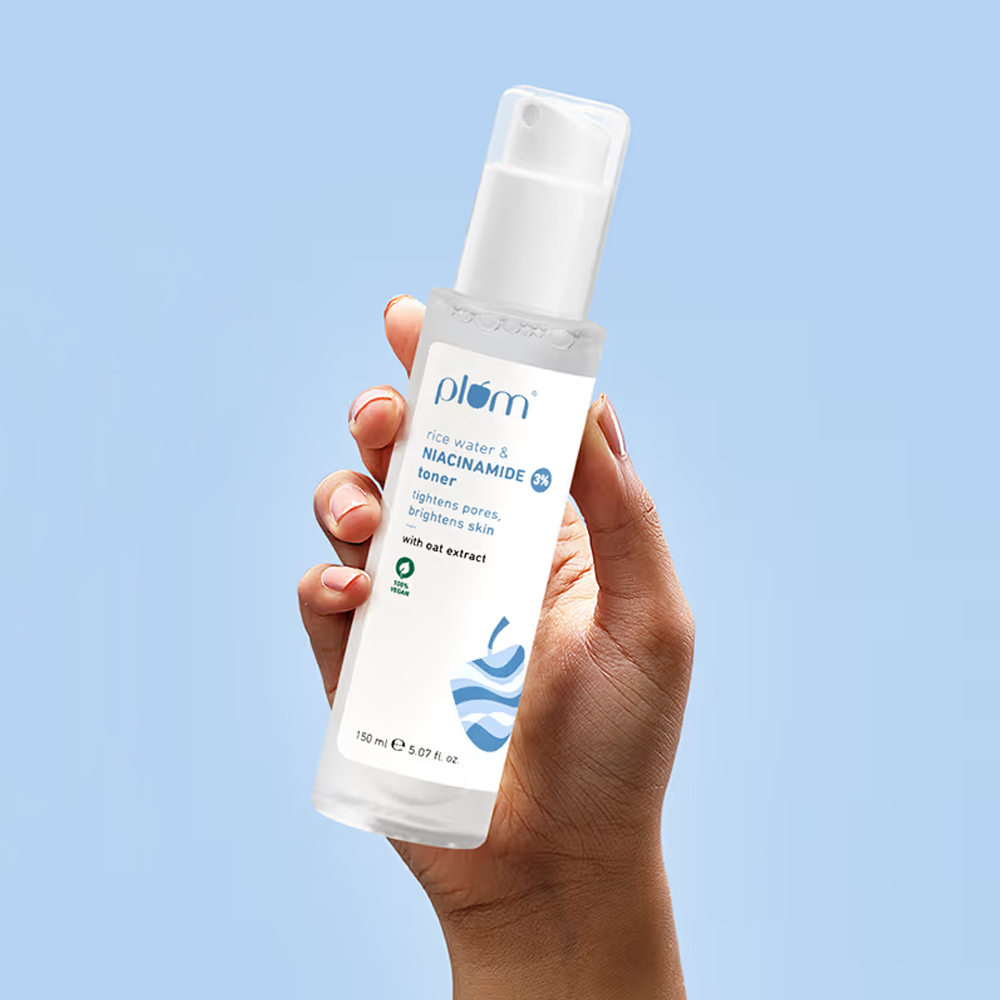 Plum 3% Niacinamide Toner With Rice Water
