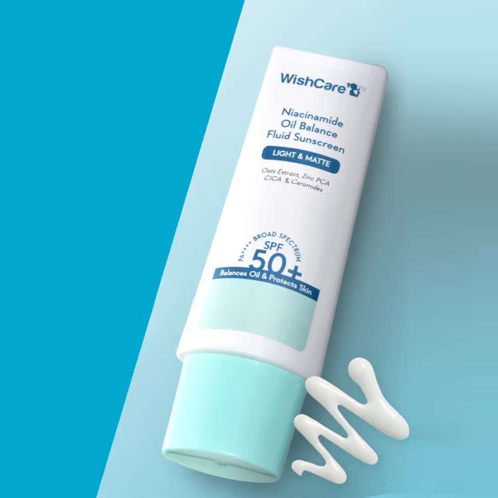 Wishcare Niacinamide Oil Balance Fluid Sunscreen
