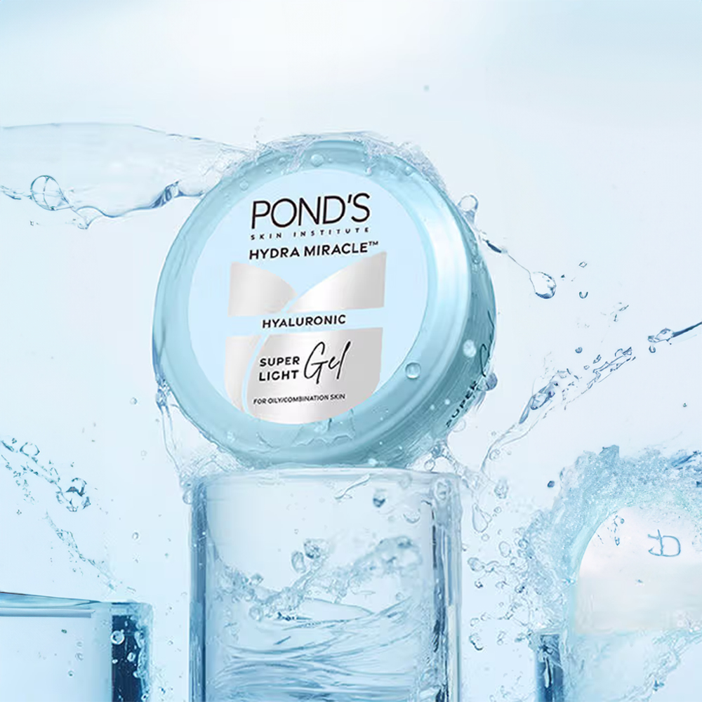 Ponds Super Light Gel Oil Free Moisturiser With Hyaluronic Acid + Vitamin E