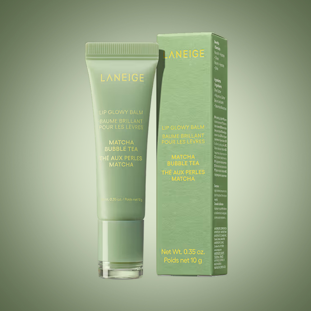 LANEIGE Lip Glowy Balm - Matcha Bubble Tea