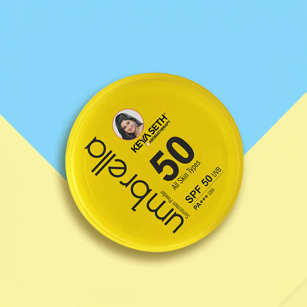 Keya Seth Aromatherapy Umbrella Sunscreen Powder SPF 50 UVB PA+++ UVA