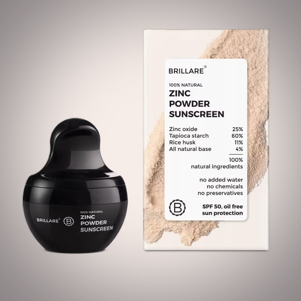Brillare Zinc Powder Sunscreen SPF 50