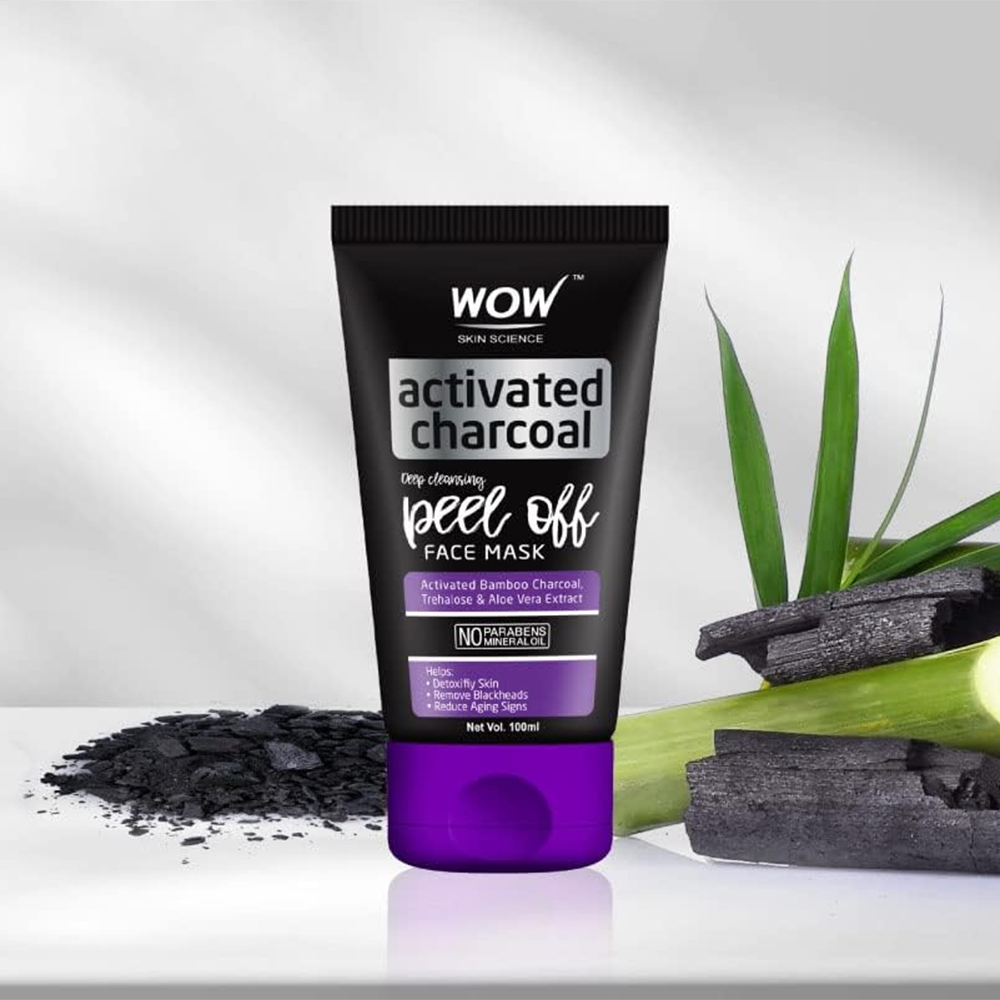 Wow Skin Science Charcoal Peel Off Face Mask