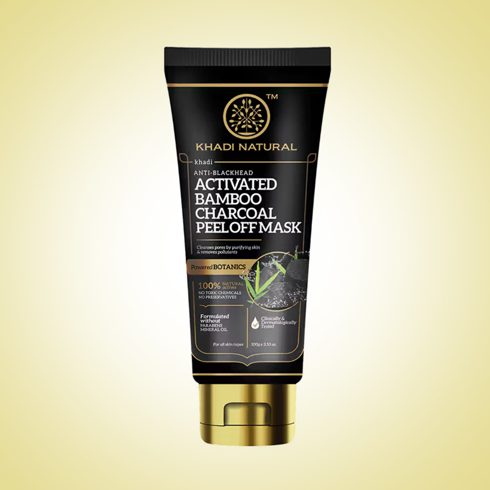 Khadi Natural Activated Bamboo Charcoal Peel Off Mask